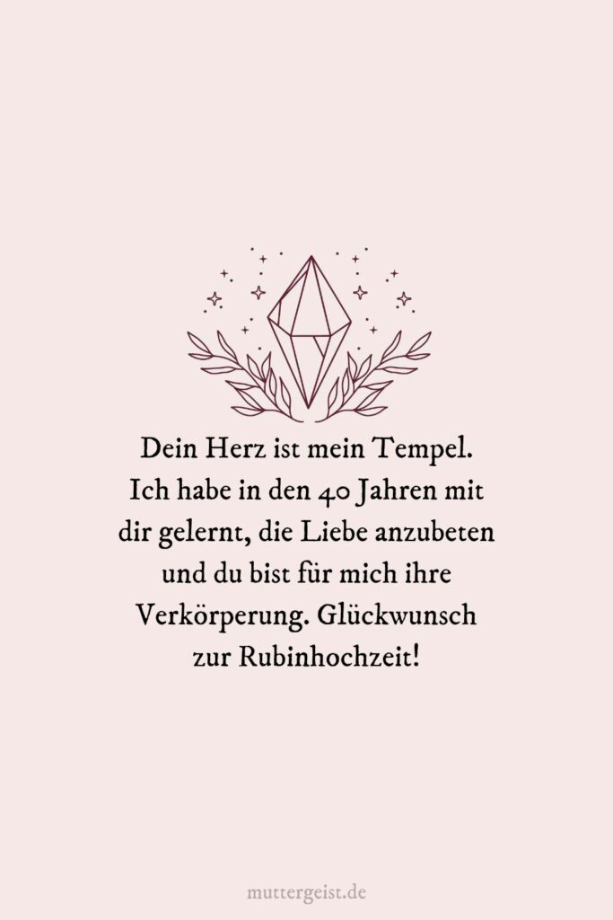 Olivia Samuel Rubinhochzeit Einladungskarten - 20 Stück Champagnerfarben Mit Umschlägen A6