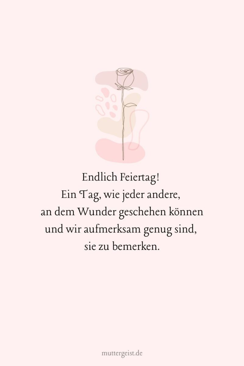 Mit lustigen Sprüchen einen schönen Feiertag wünschen