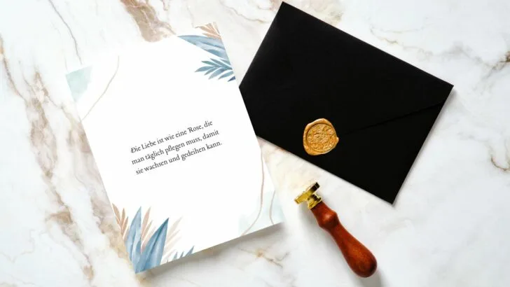 Sprüche, die den 4. Hochzeitstag versüßen