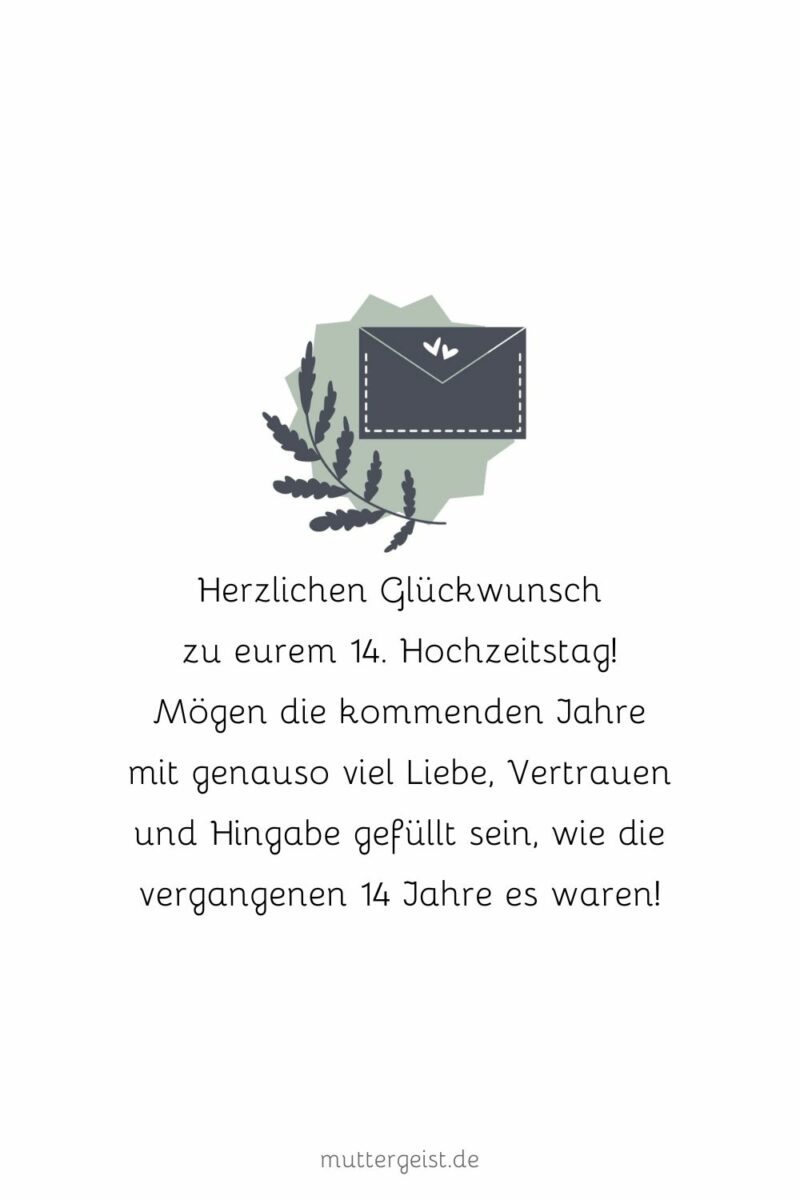14 Hochzeitstag Spruche Fur Ehemann