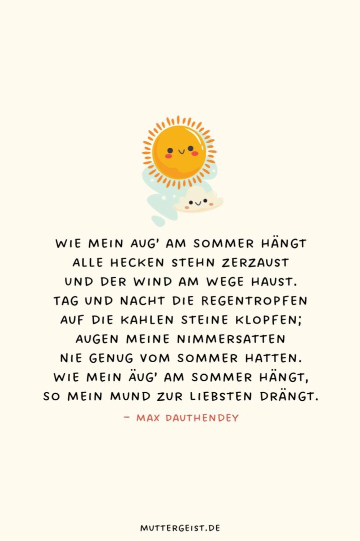 Sommergedichte für eine blühende Fantasie