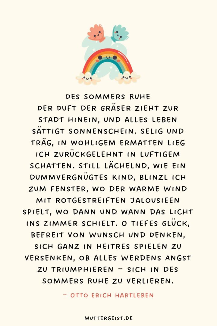 Sommergedichte für eine blühende Fantasie