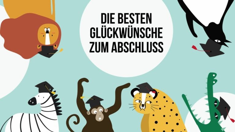 Glückwünsche zum Abschluss