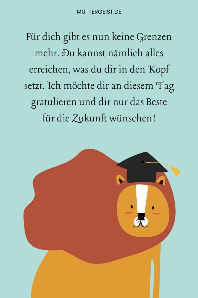 Die besten Glückwünsche zum Abschluss