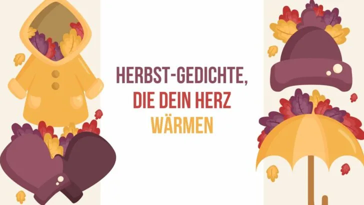Herbst-Gedichte, die dein Herz wärmen