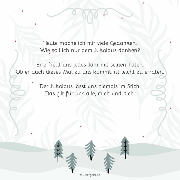  Foto zu Nikolausgedichte für einen fröhlichen 6. Dezember 