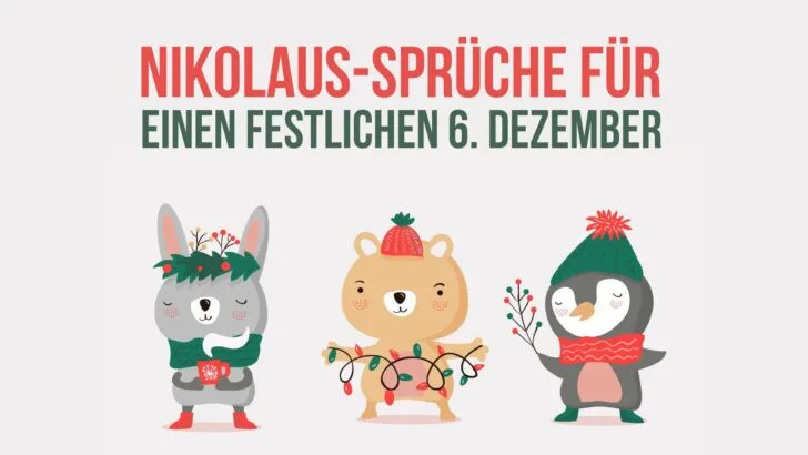 Nikolaus-Sprüche für einen festlichen 6. Dezember