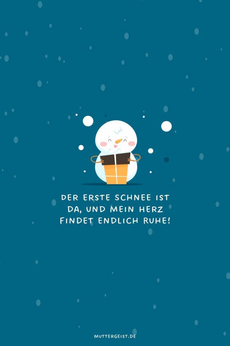 SchneeSprüche für einen weißen Winter