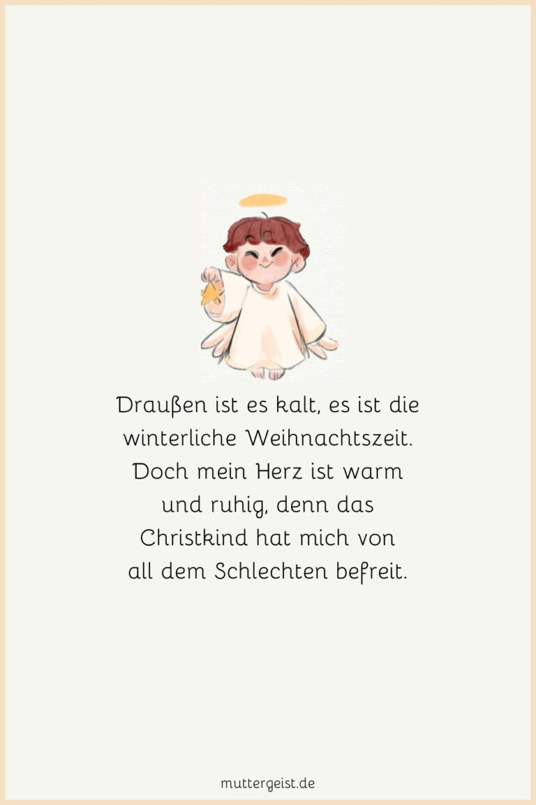 Christkind Sprüche für den Weihnachtszauber