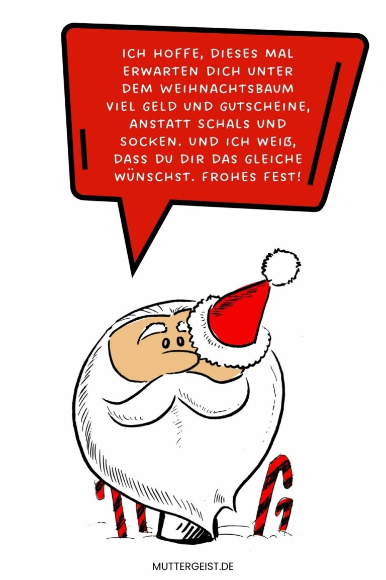 Lustige Weihnachtsgrüße für ein fröhliches Fest