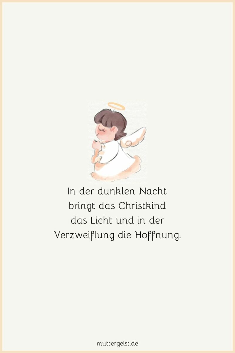 Christkind Sprüche für den Weihnachtszauber