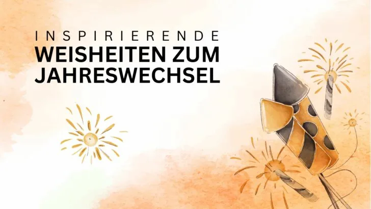 Inspirierende Weisheiten zum Jahreswechsel