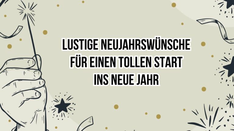 Lustige Neujahrswünsche