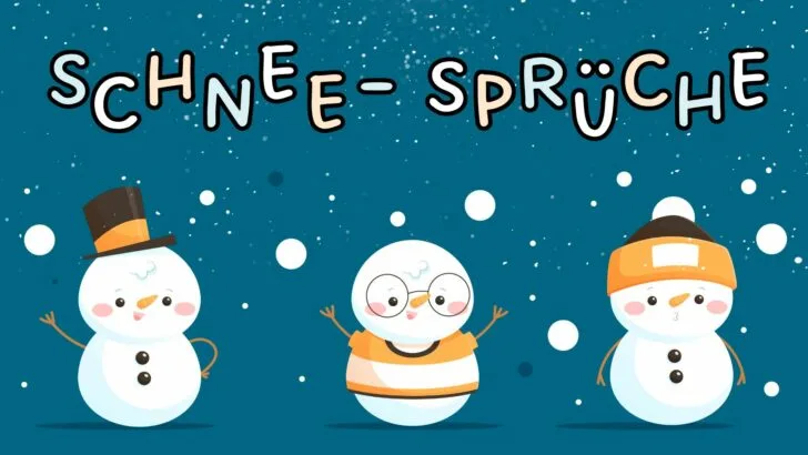 Schnee-Sprüche für einen weißen Winter