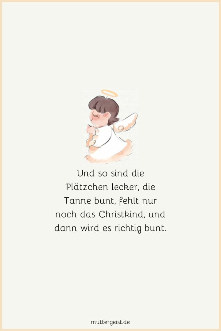 Christkind Sprüche für den Weihnachtszauber