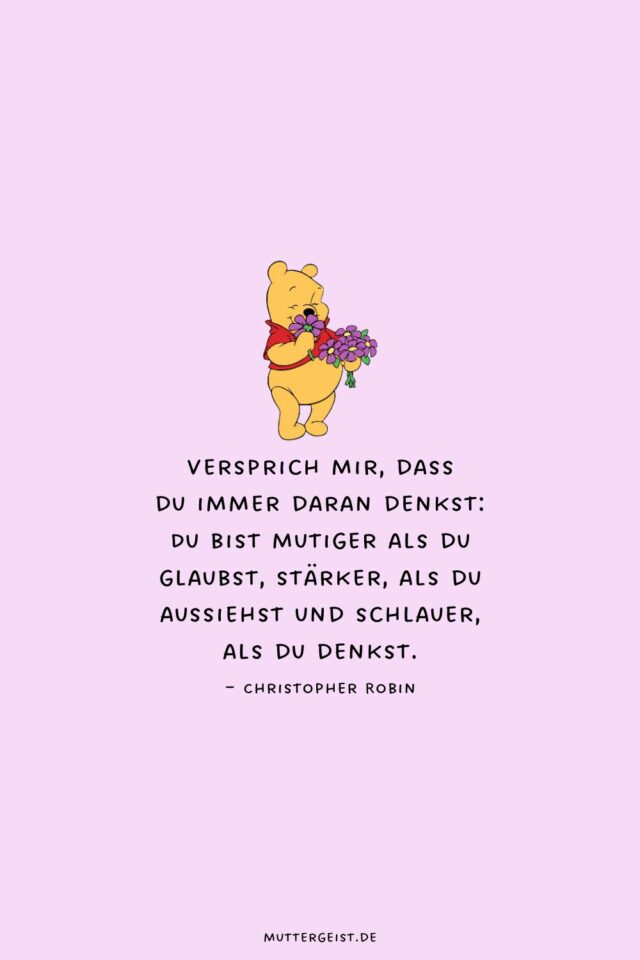 Winnie Pooh Sprüche über Liebe, Freundschaft und Honig