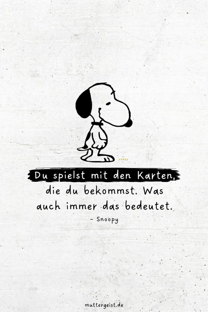 SnoopySprüche für das Leben, die Liebe und das Lachen