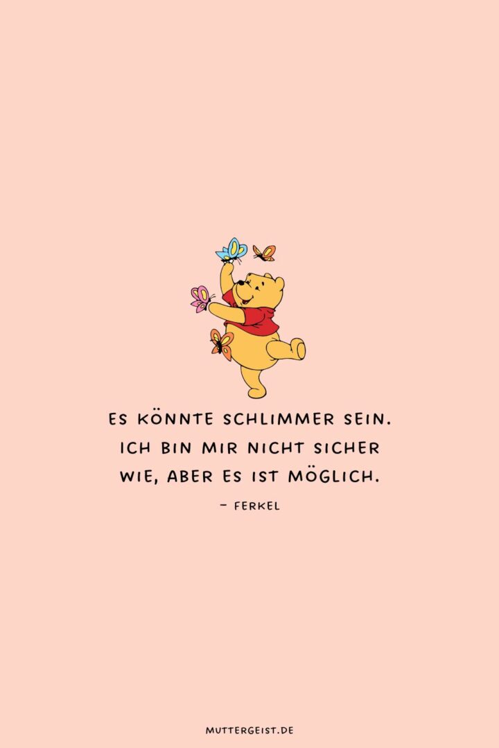 Winnie Pooh Sprüche über Liebe, Freundschaft und Honig
