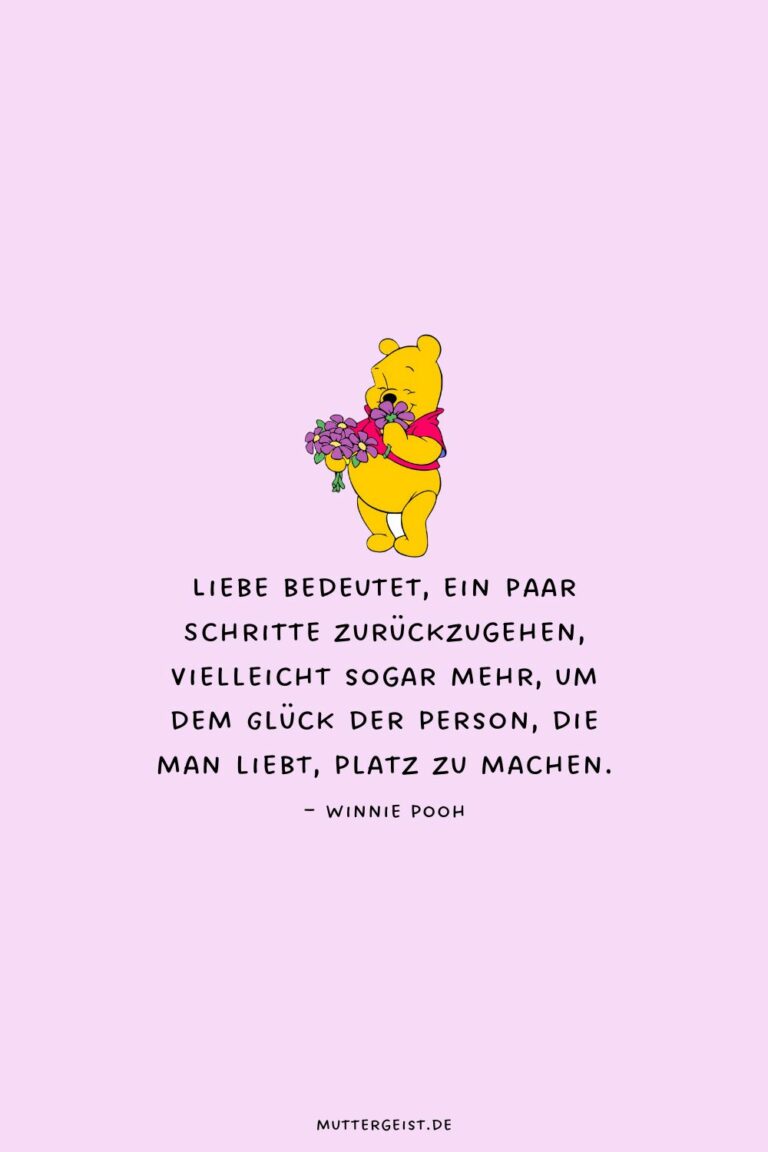 Winnie Pooh Sprüche über Liebe, Freundschaft und Honig