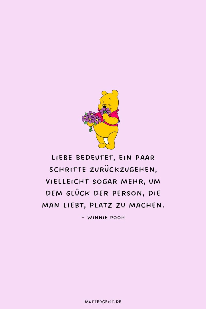 Winnie Pooh Sprüche über Liebe, Freundschaft und Honig