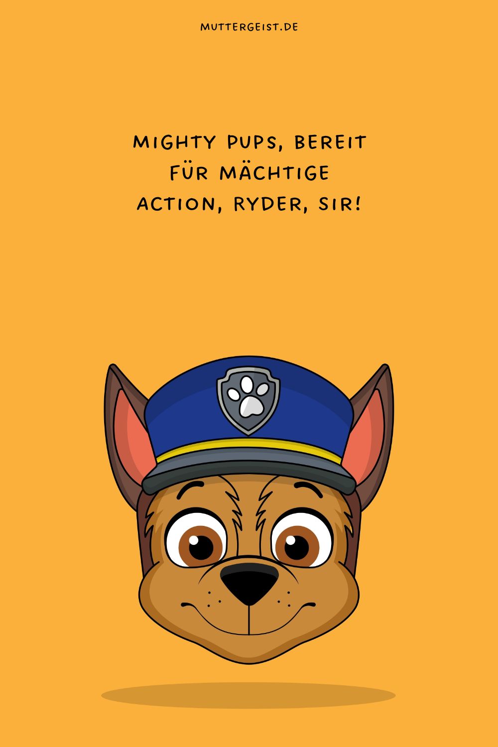 Mighty Pups, bereit für mächtige Action, Ryder, Sir!