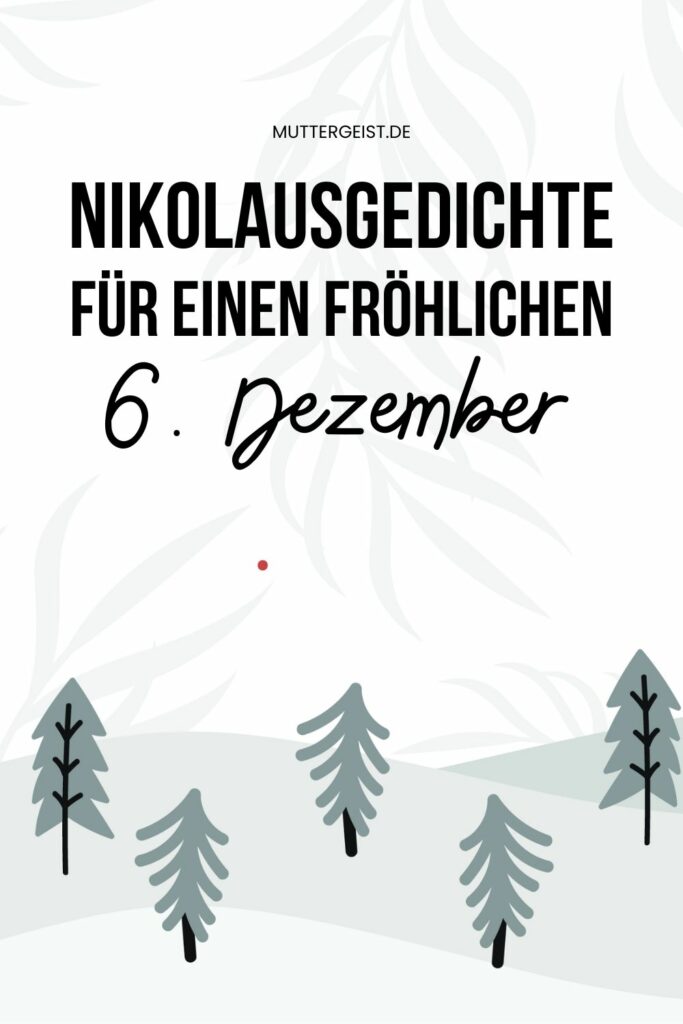 Nikolausgedichte für einen fröhlichen 6. Dezember Pinterest