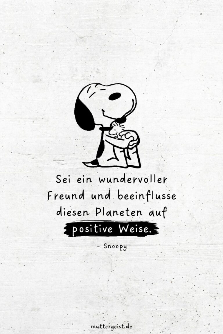 SnoopySprüche für das Leben, die Liebe und das Lachen