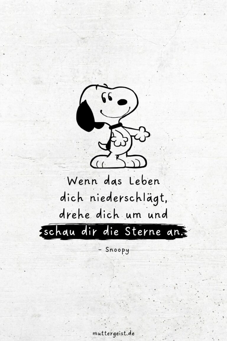 SnoopySprüche für das Leben, die Liebe und das Lachen