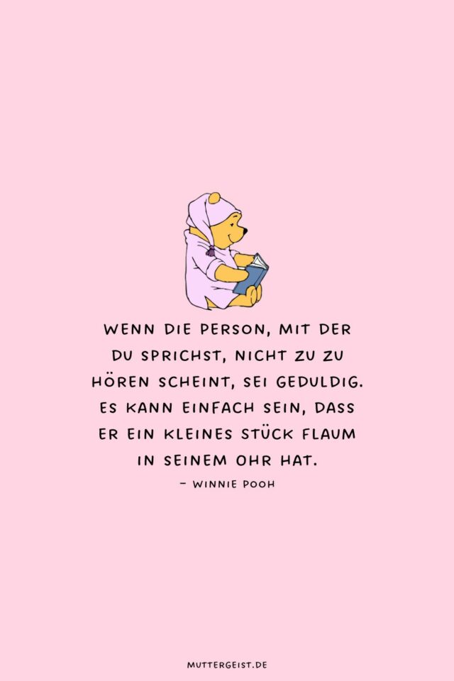 Winnie Pooh Sprüche über Liebe, Freundschaft und Honig