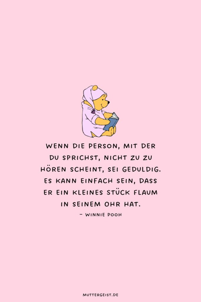 Winnie Pooh Sprüche über Liebe, Freundschaft und Honig
