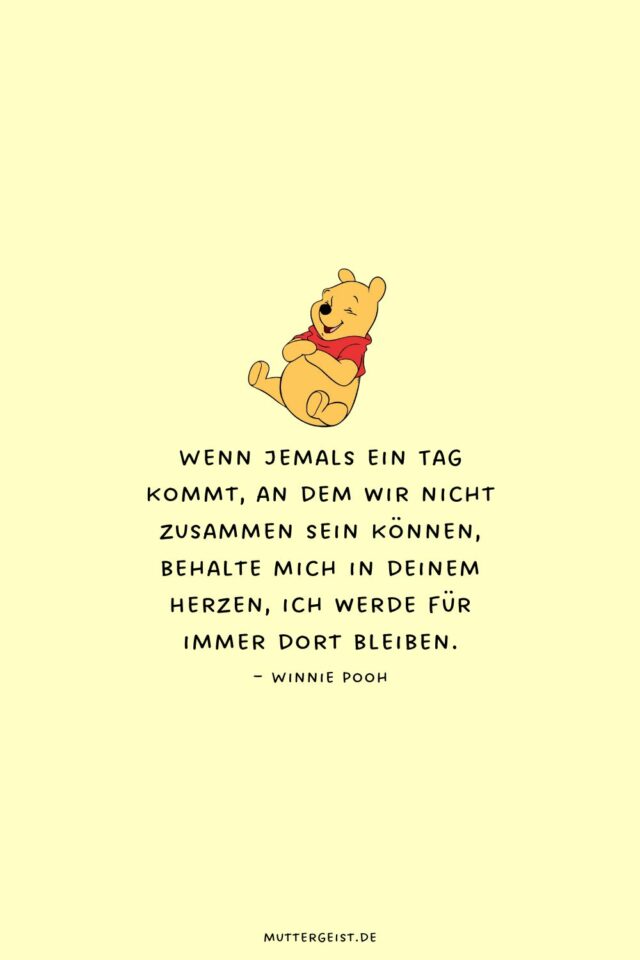 Winnie Pooh Sprüche über Liebe, Freundschaft und Honig