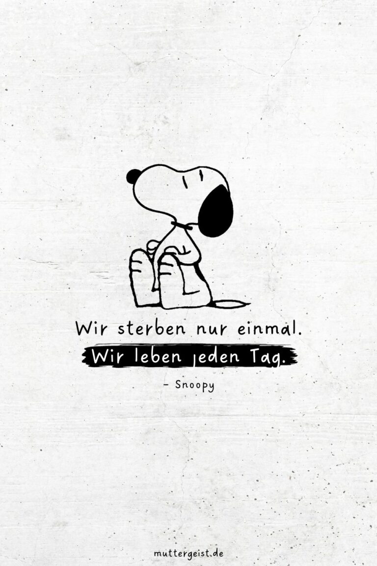 SnoopySprüche für das Leben, die Liebe und das Lachen