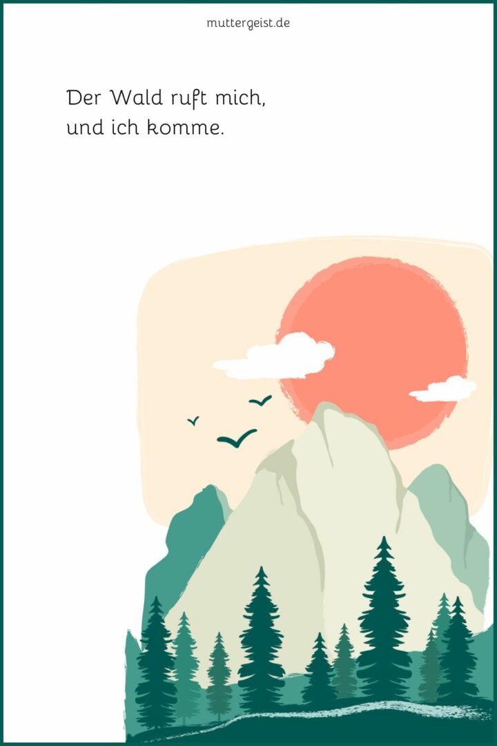 WaldSprüche für inspirierendes Waldgeflüster