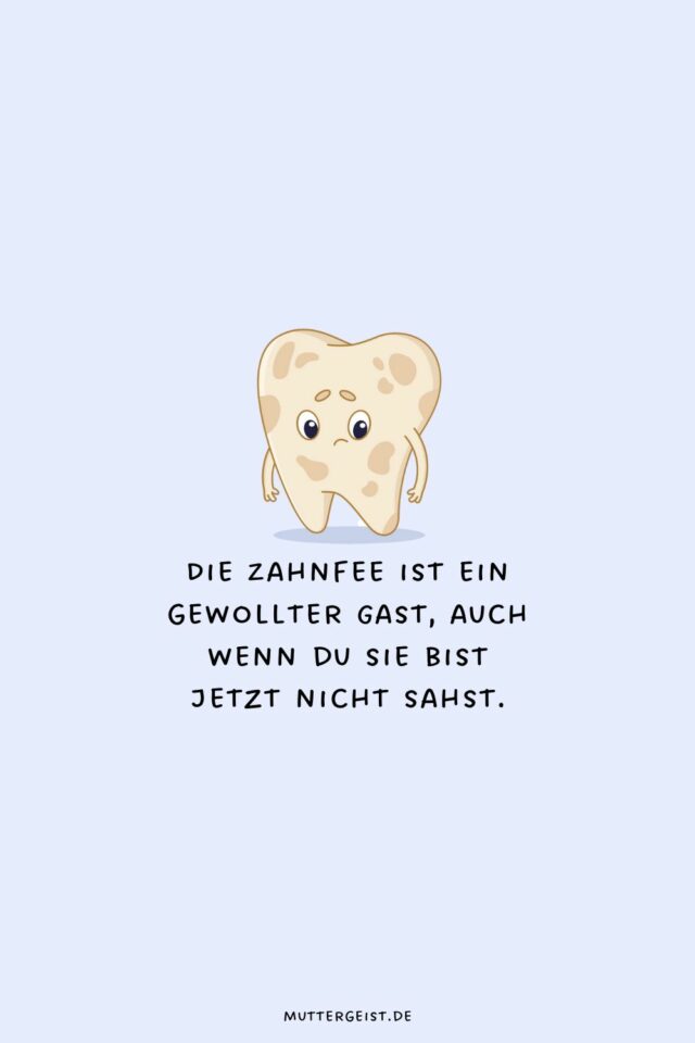 Zahnfee Sprüche für den Zahnfeezauber