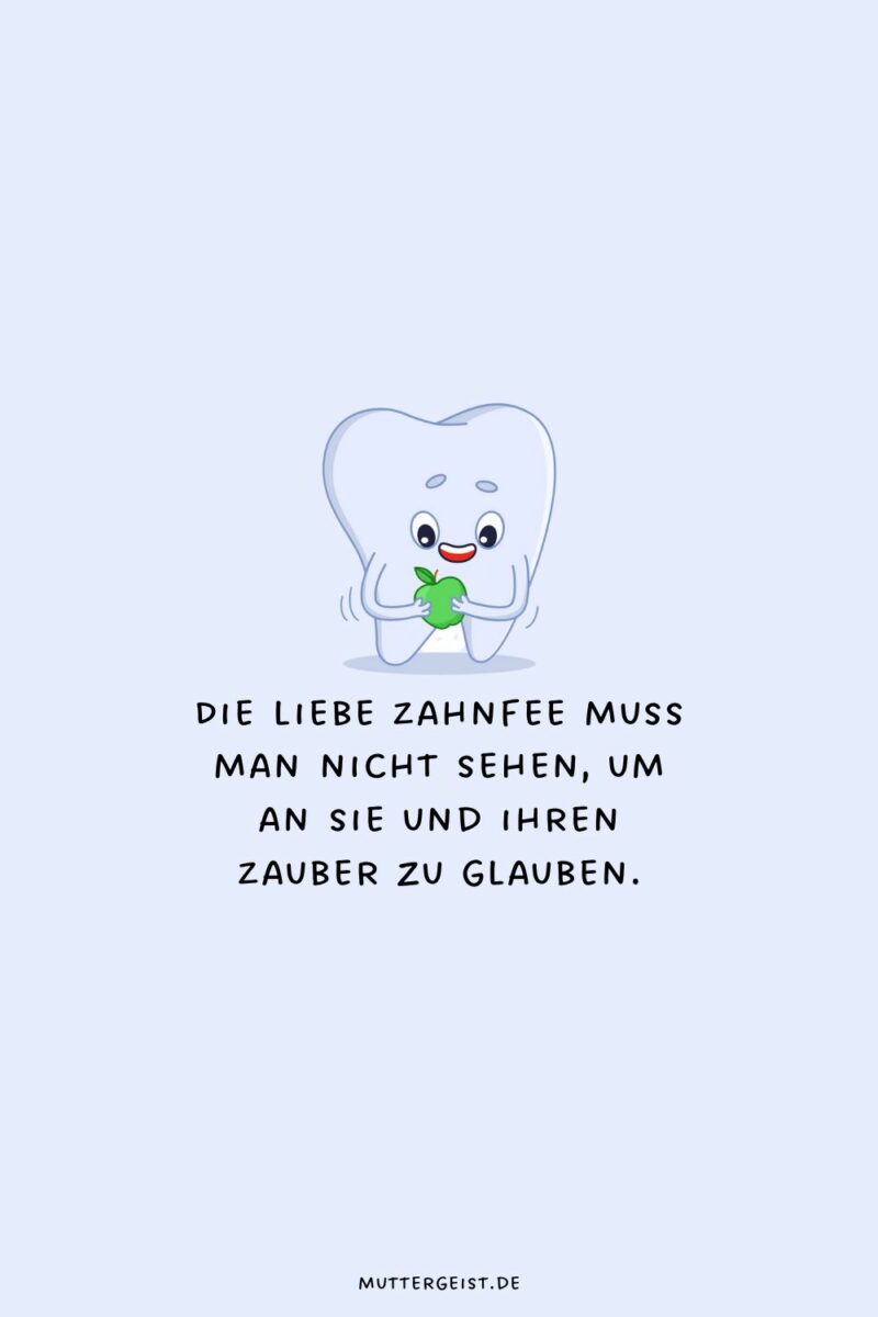 Zahnfee Sprüche für den Zahnfeezauber
