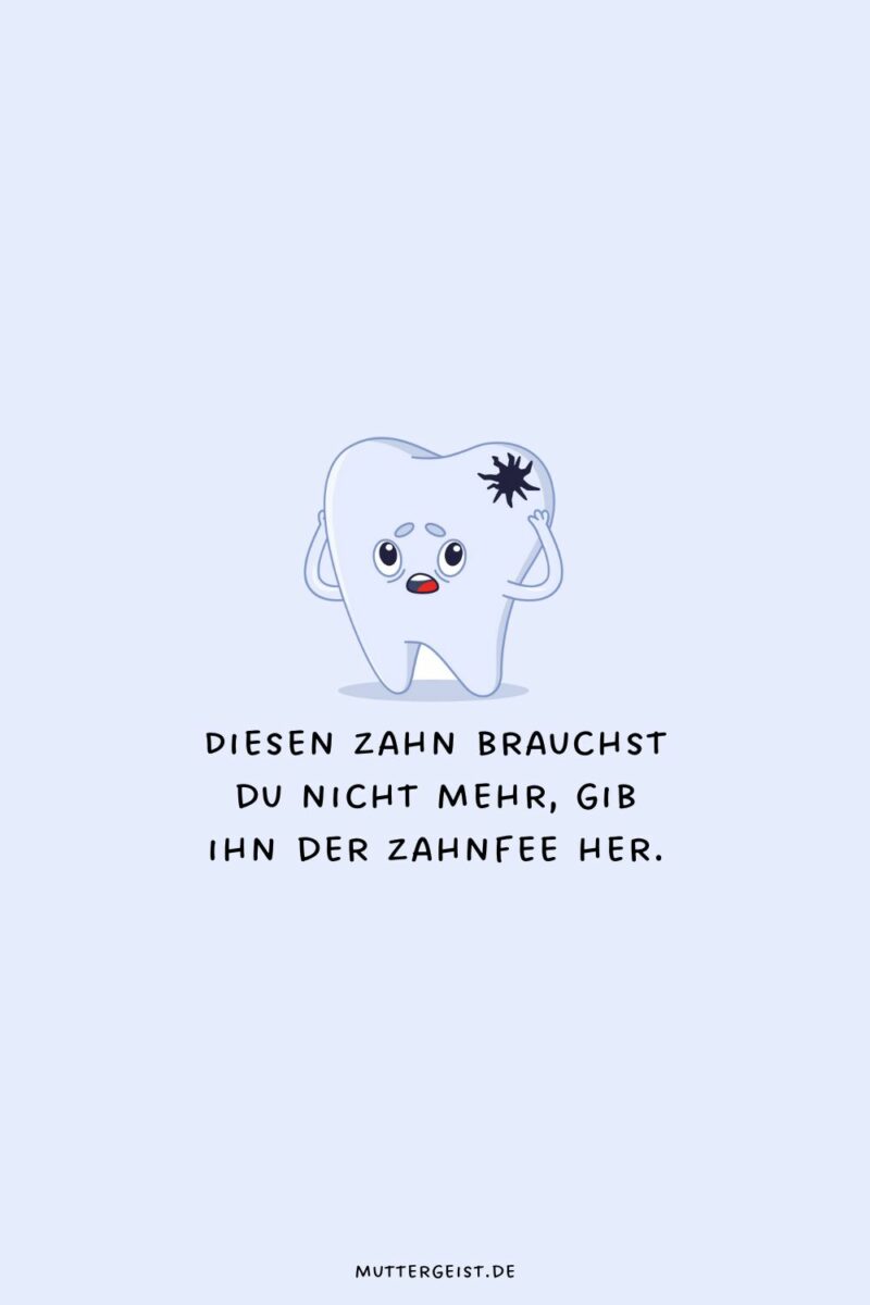 Zahnfee Sprüche für den Zahnfeezauber