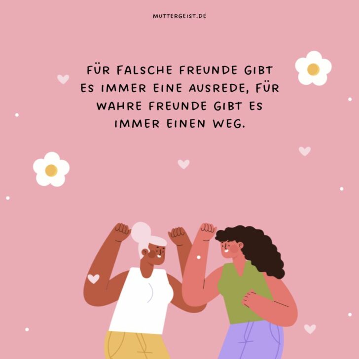 Wahre Freunde Sprüche für verbundene Herzen