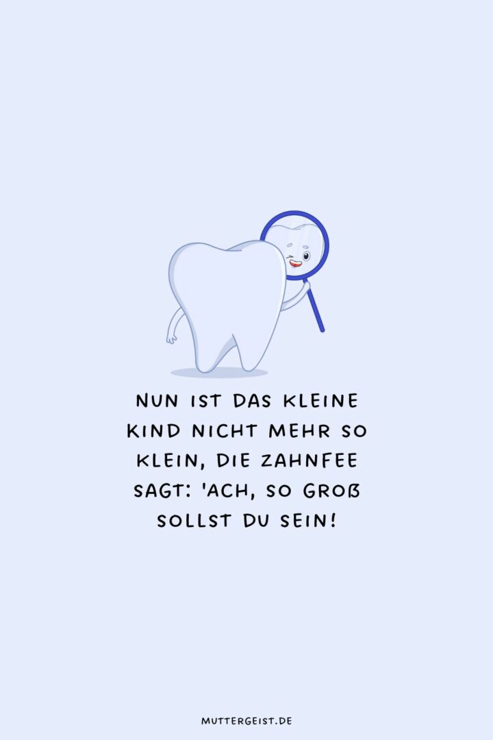 Zahnfee Sprüche für den Zahnfeezauber