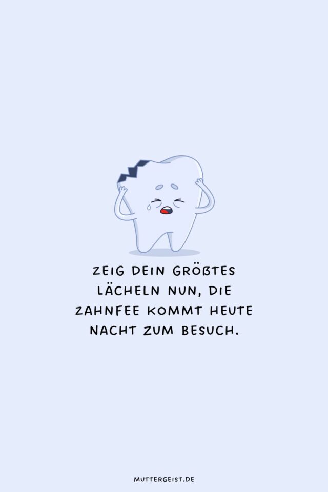 Zahnfee Sprüche für den Zahnfeezauber