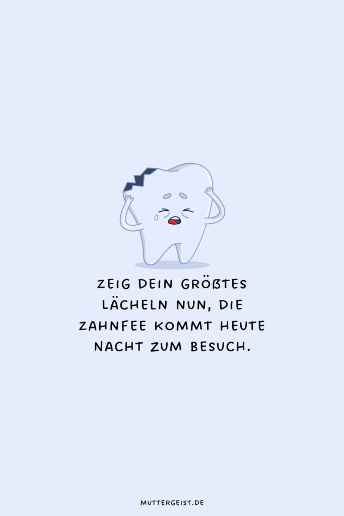 Zahnfee Sprüche für den Zahnfeezauber