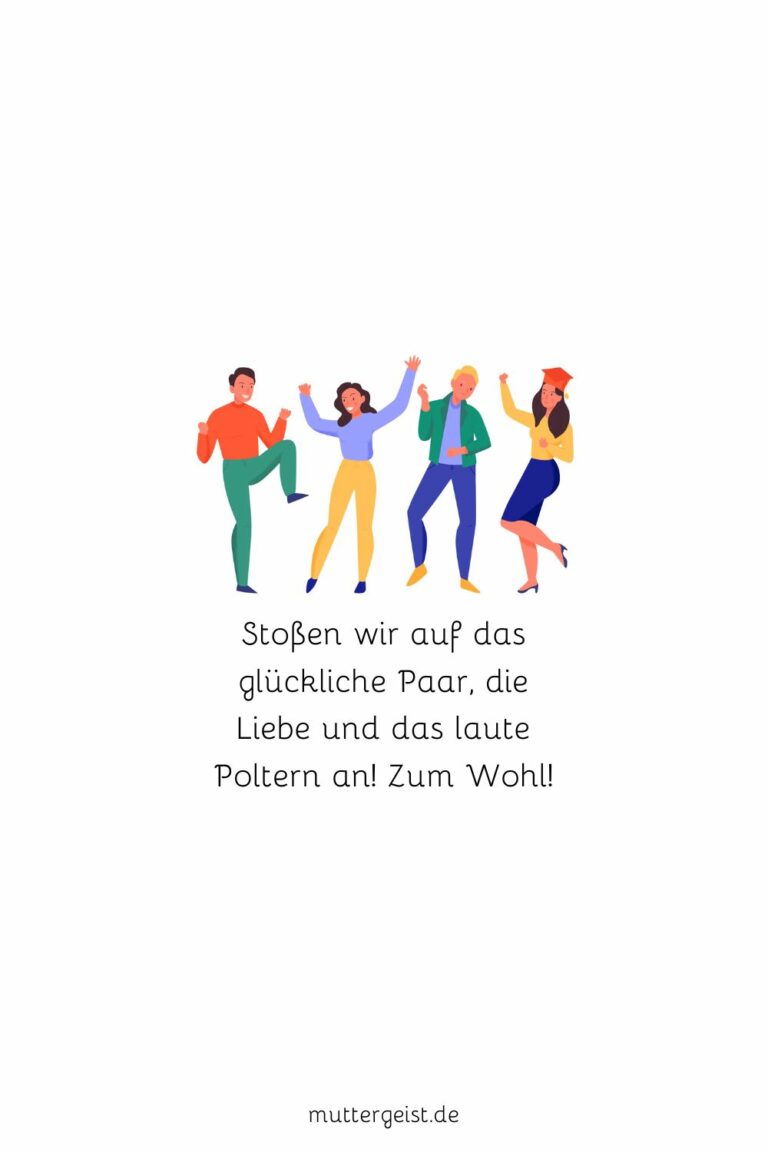 Polterabend Sprüche um es richtig krachen zu lassen