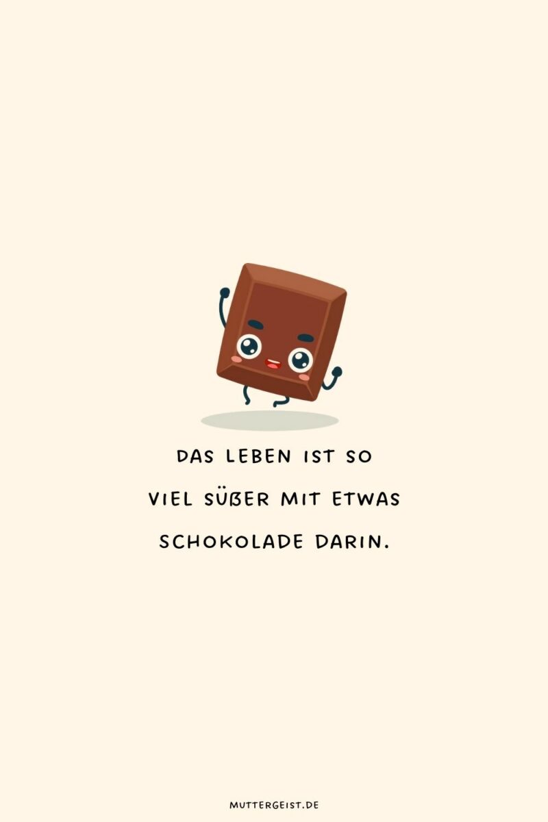 Zuckersüße SchokoladeSprüche zum Genießen