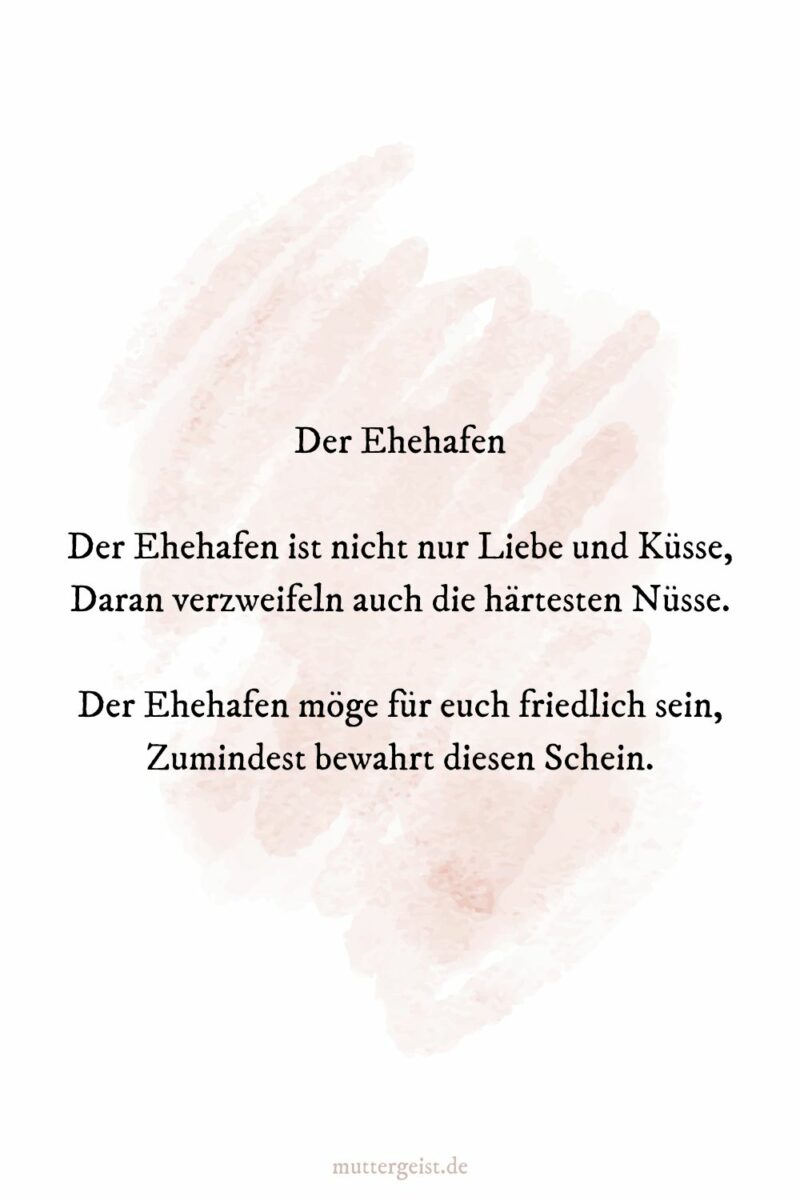 Liebevolle und romantische Gedichte zur Hochzeit