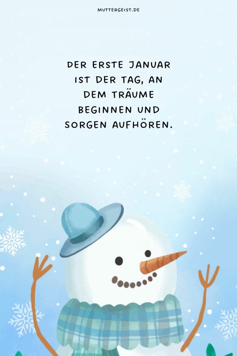 100 schöne JanuarSprüche für den Einstieg ins neue Jahr