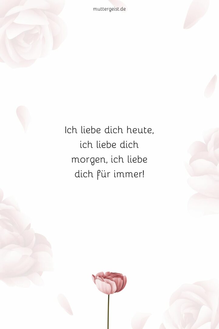 Die schönste Liebeserklärung an meine Frau