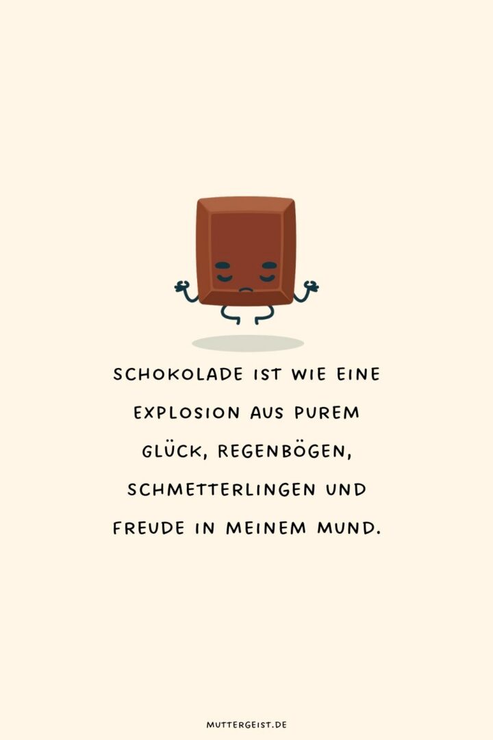 Zuckersüße SchokoladeSprüche zum Genießen