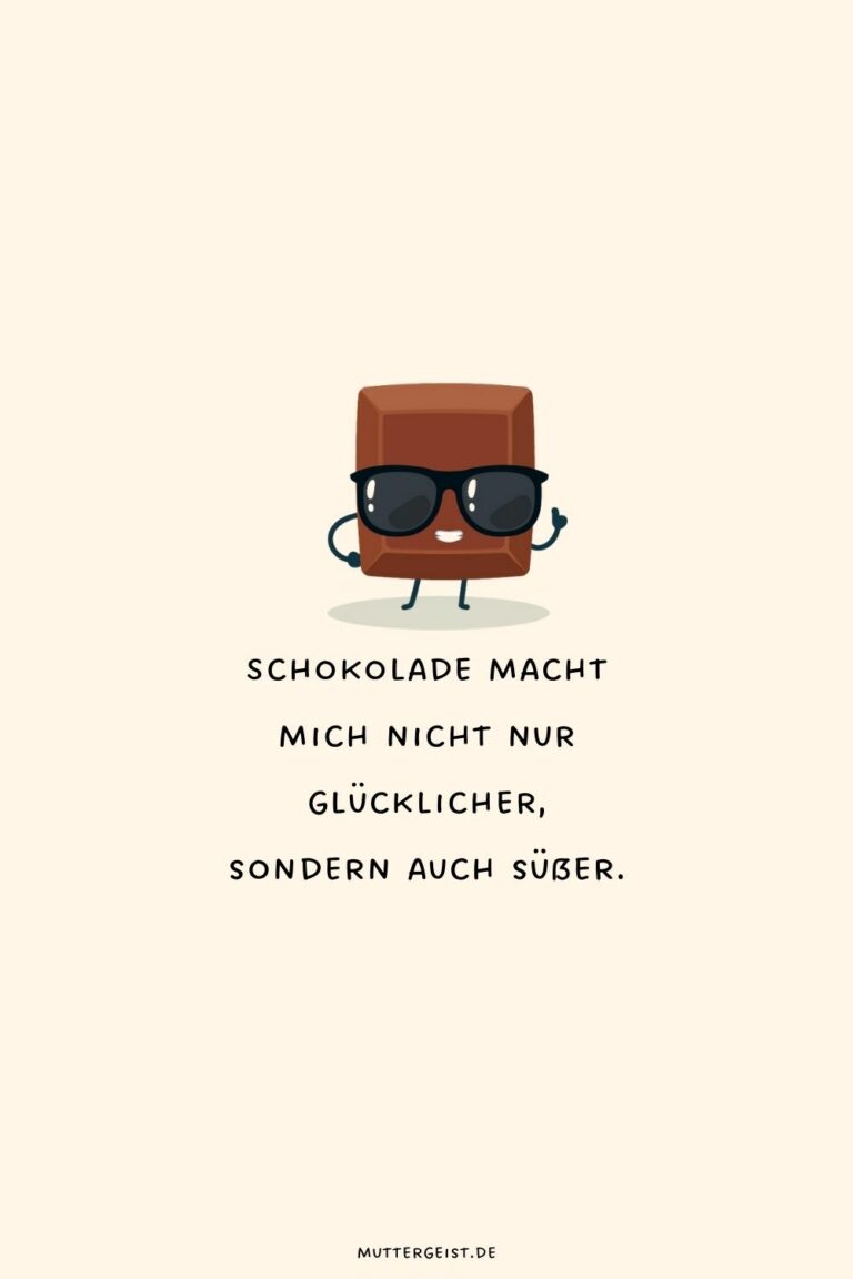 Zuckersüße SchokoladeSprüche zum Genießen