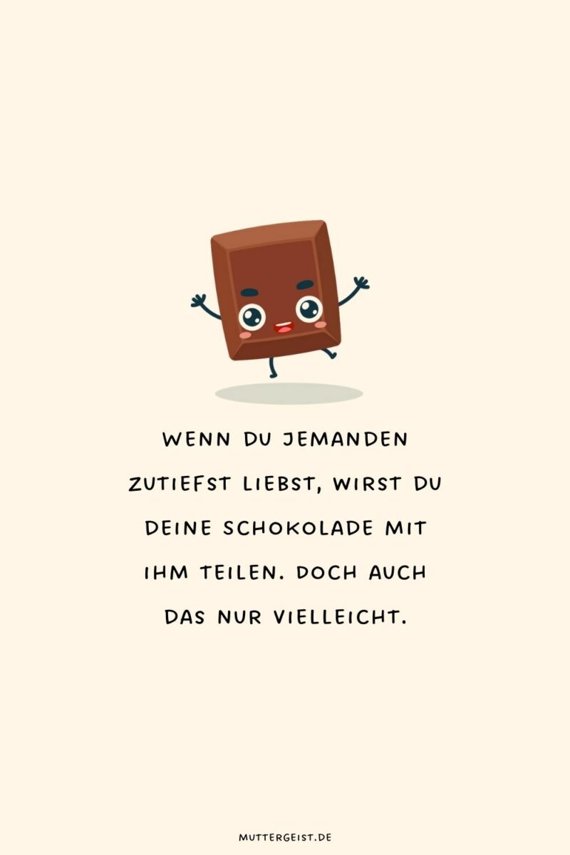 Zuckersüße SchokoladeSprüche zum Genießen
