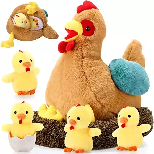 Kuscheliges Hühnerpuppen-Set