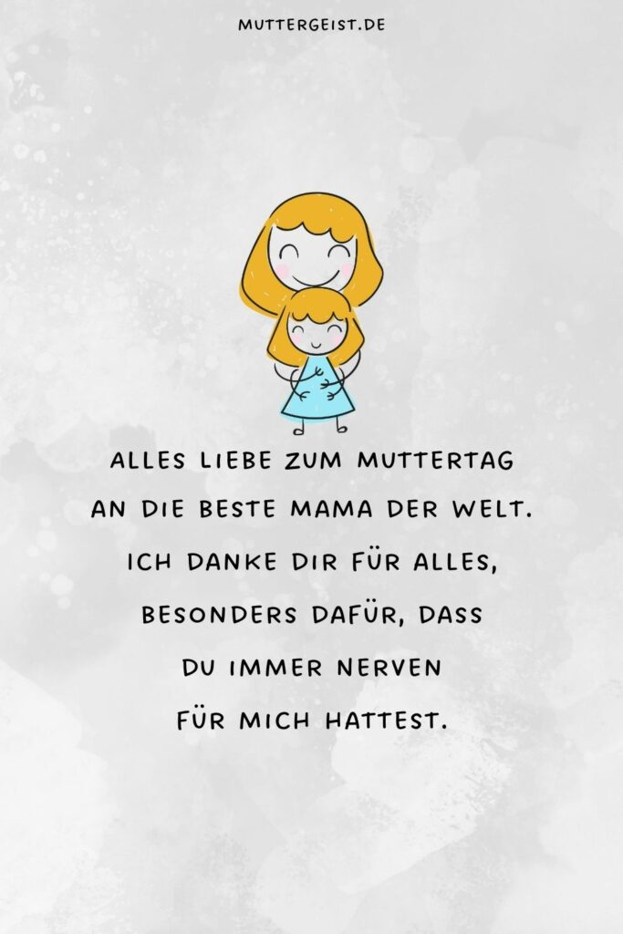 Humorvolle und lustige Muttertagssprüche für jede Mama